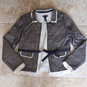 J Crew Collection Women's Metallic Blazer Lined